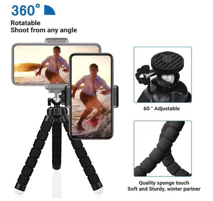 Selfie tripod flexible