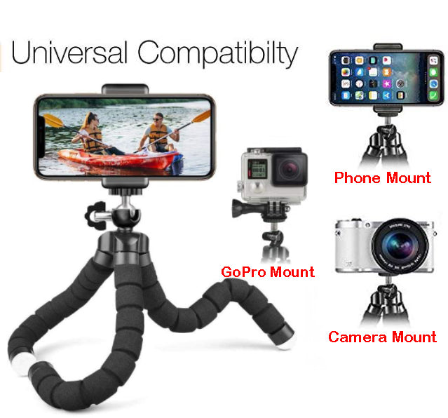 Selfie tripod flexible