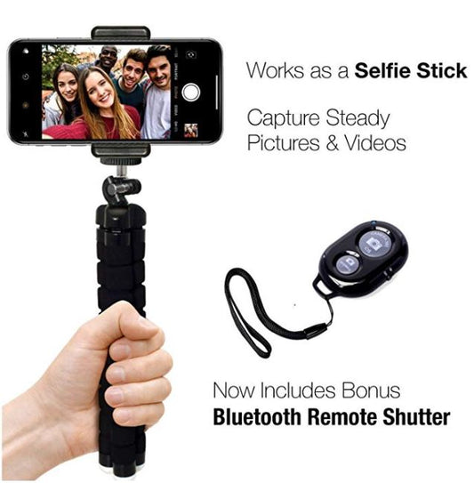 Selfie tripod flexible